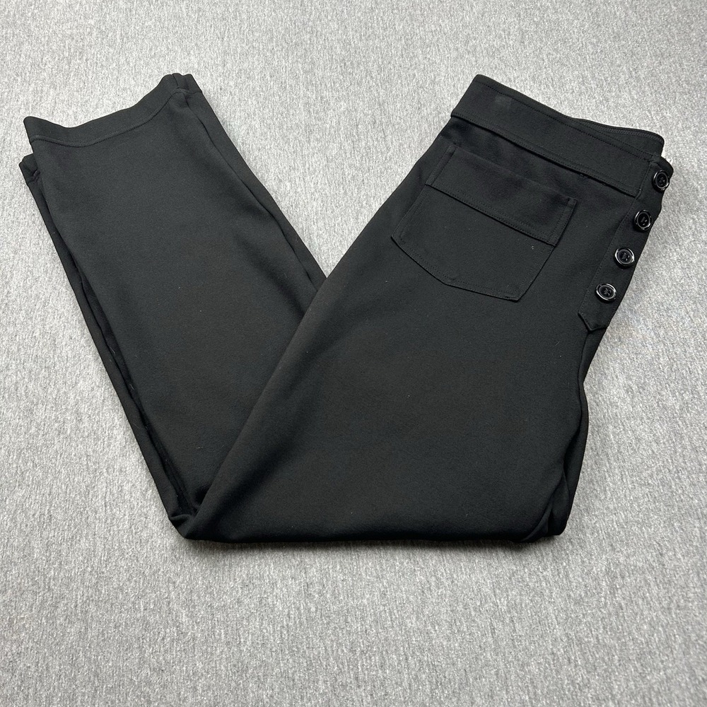 Halara Flex SculptKnit High Waisted Ankle Length Work Pants‎ Pockets Large Black